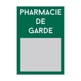 Plaque de garde