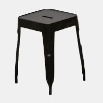 Tabouret pliant en bambou avec assise coton - RETIF