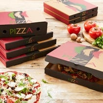 Boite à pizza en carton kraft , 25 cm, 100 pcs.