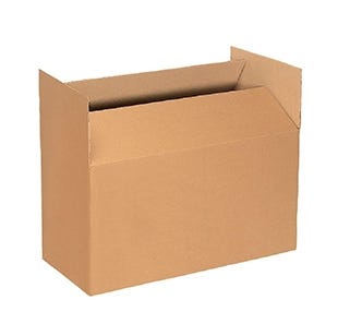 Caisse carton double cannelure