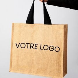 Sacs toile de jute personnalisables