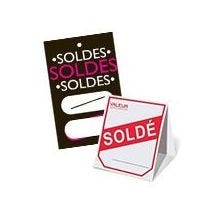 Etiquettes soldes