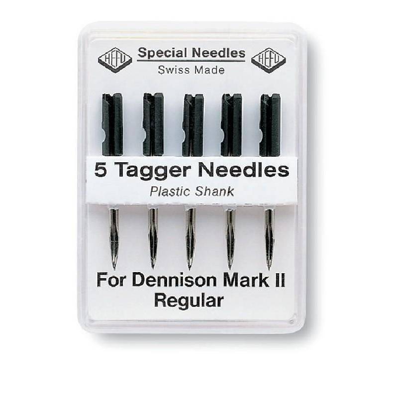 Aiguille standard avec couteau pour pistolet textile - par 5 Aiguille standard avec couteau pour pistolet textile - par 5