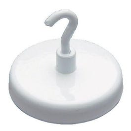 Aimant rond + crochet blanc Aimant rond + crochet blanc