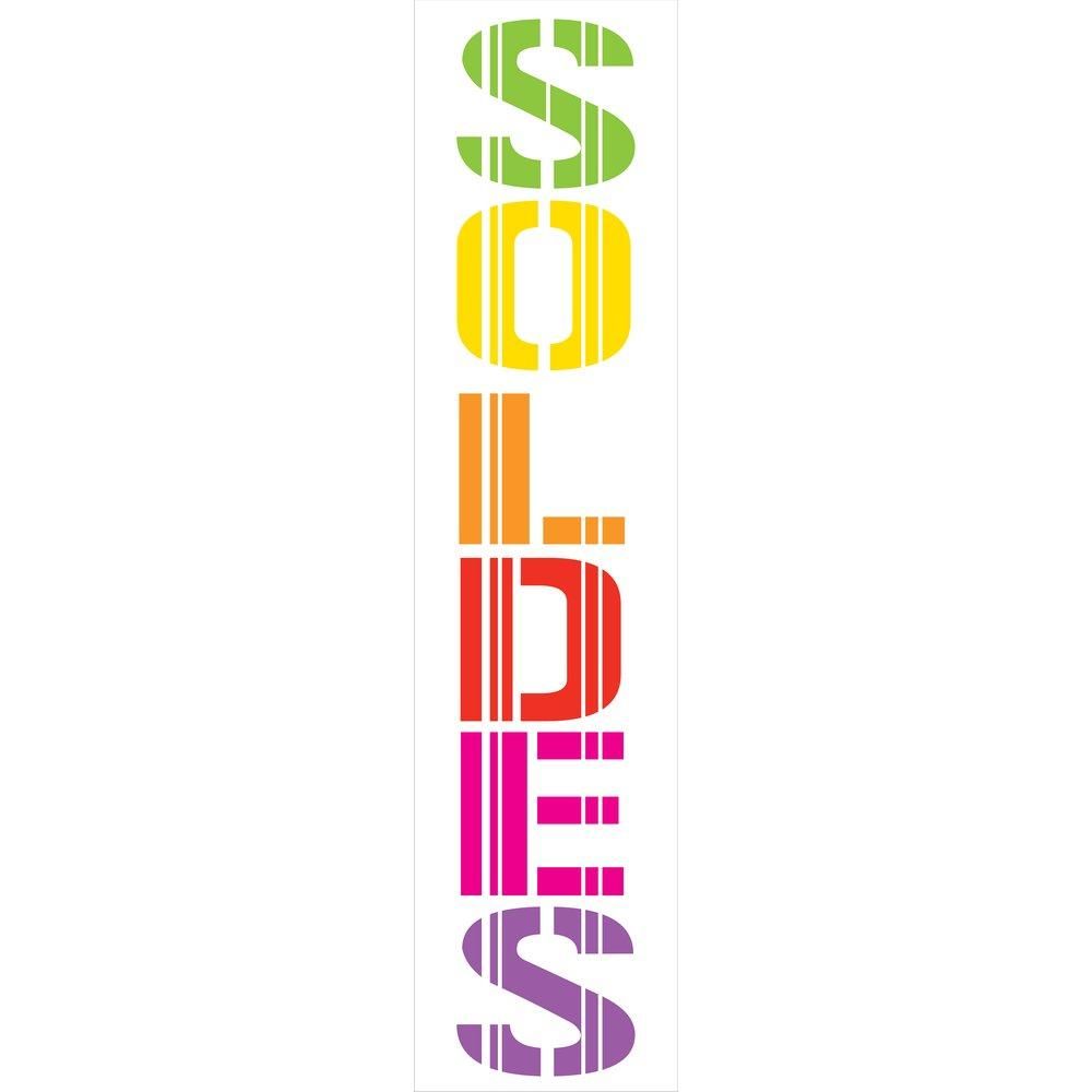 Affiche soldes gencod 40x168 cm Affiche soldes gencod 40x168 cm