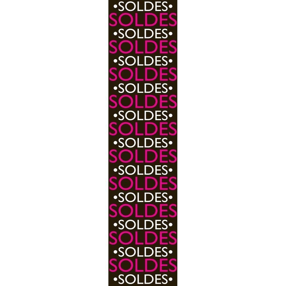Affiche soldes Elégant noire 40 x 172 cm Affiche soldes Elégant noire 40 x 172 cm