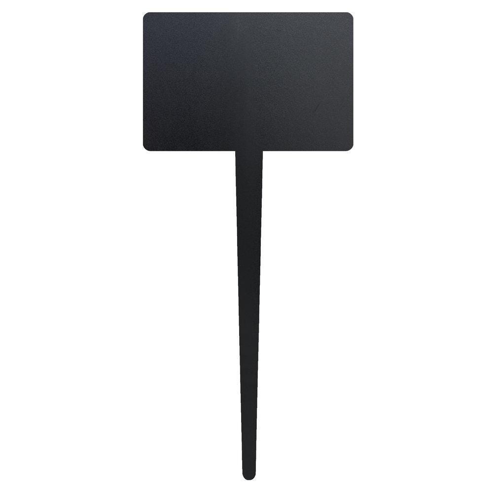 Ardoise silhouette rectangle à piquer 8x5.3cm + 12.7cm de pique - lot de 5 Ardoise silhouette rectangle à piquer 8x5.3cm + 12.7cm de pique - lot de 5