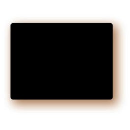Etiquette ardoise vierge noire 8x6cm - par 10 Etiquette ardoise vierge noire 8x6cm - par 10