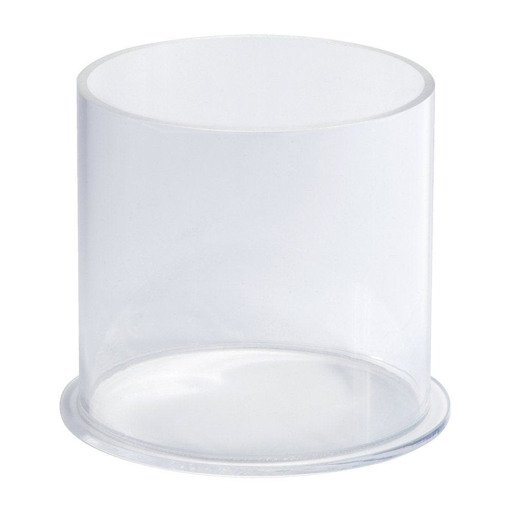 Bac de présentation plexi rond Ø10xH10cm Bac de présentation plexi rond Ø10xH10cm