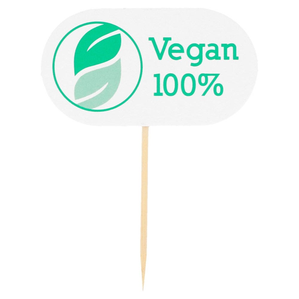 Pique Vegan 100% carton 8cm - par 100