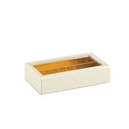 Boite chocolats carton blanc intérieur or à fenêtre 14,5x7,5x3,5cm - par 50 Boite chocolats carton blanc intérieur or à fenêtre 14,5x7,5x3,5cm - par 50