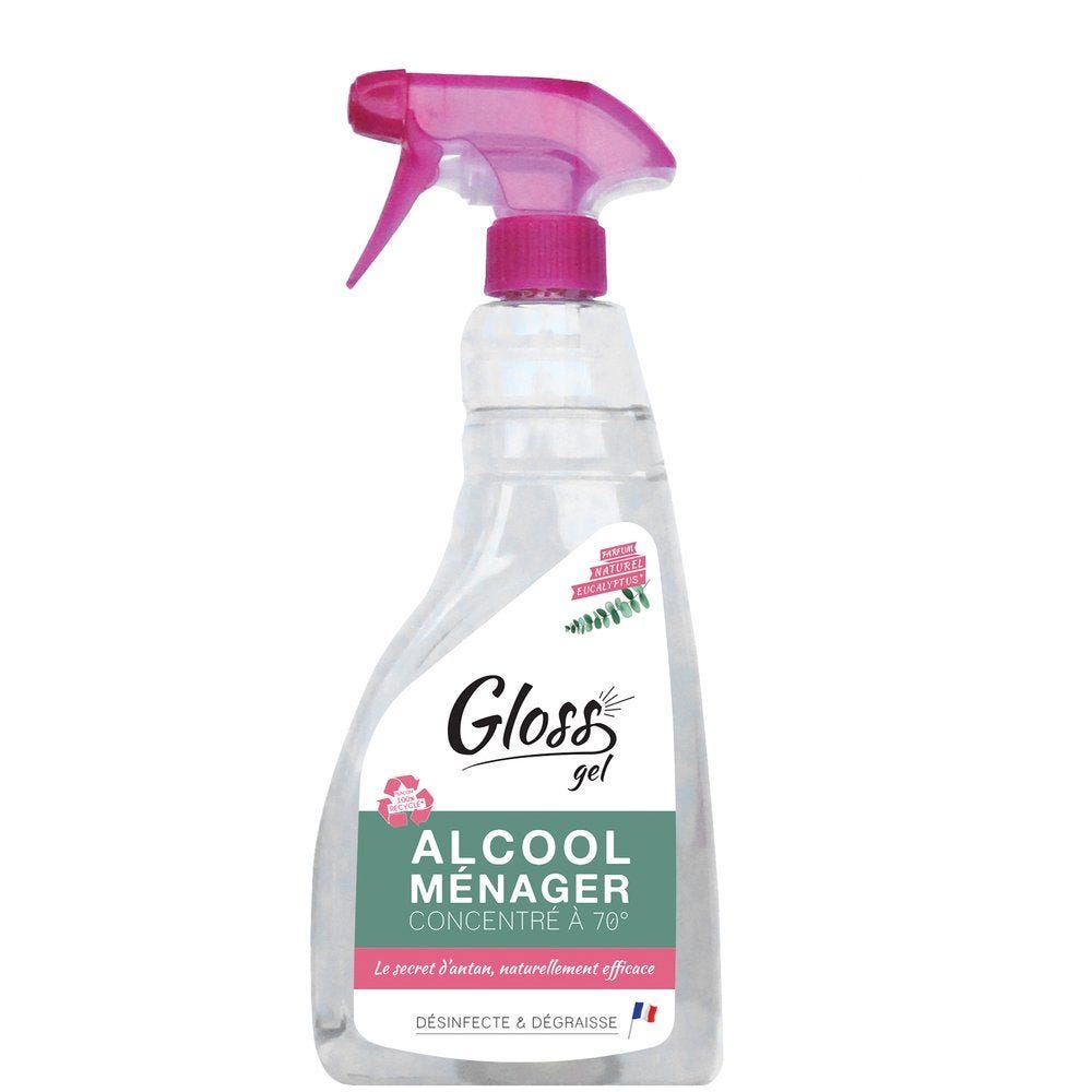 Alcool ménager Bernard aérosol 400 ml - Surfaces modernes