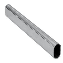 Tube ovale long.300cm - 30x15mm - épaisseur 1mm - chromé Tube ovale long.300cm - 30x15mm - épaisseur 1mm - chromé