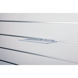 Tablette droite L30xP15cm - épaisseur 3,8mm - pour fond rainuré Tablette droite L30xP15cm - épaisseur 3,8mm - pour fond rainuré