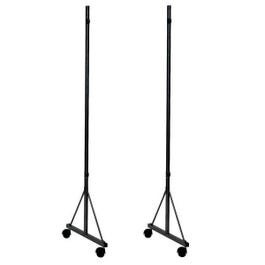 Pieds pour panneau rainuré sur roulettes par 2, dimensions indiquées pour 1 pied Pieds pour panneau rainuré sur roulettes par 2, dimensions indiquées pour 1 pied