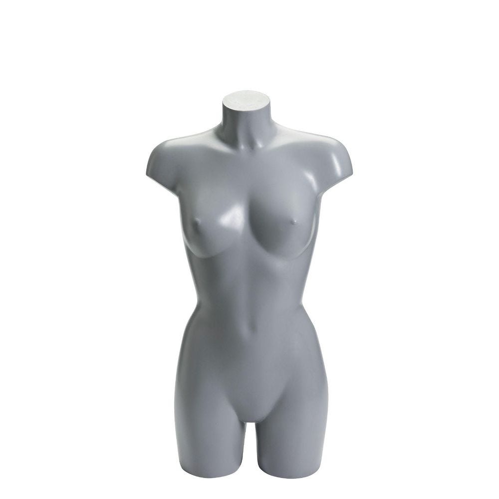 Buste femme torso gris clair Buste femme torso gris clair