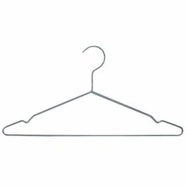 Cintre métal chromé avec encoches L42cm - par 25 Cintre métal chromé avec encoches L42cm - par 25