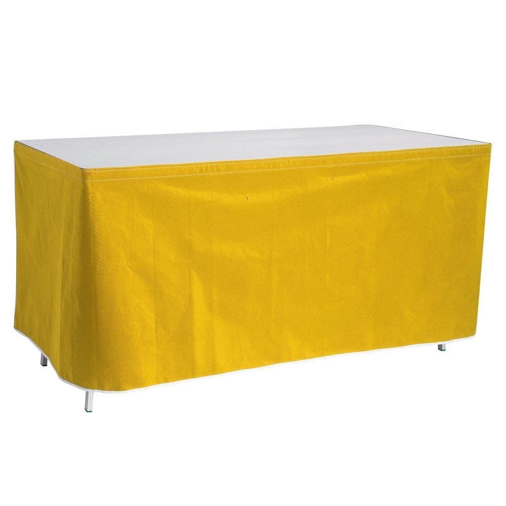 Devant de table jaune L.310XH.70cm Devant de table jaune L.310XH.70cm