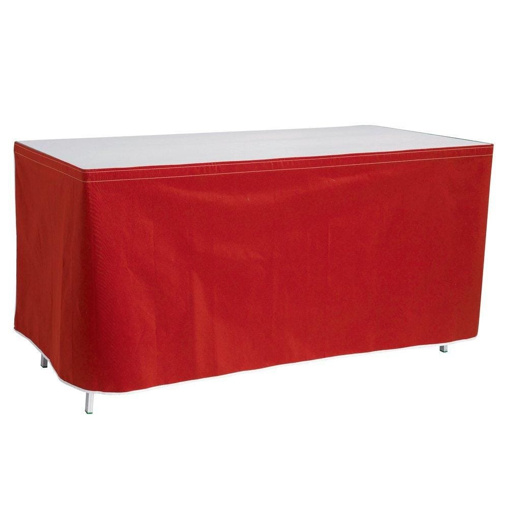 Devant de table rouge L.120xH.55cm Devant de table rouge L.120xH.55cm