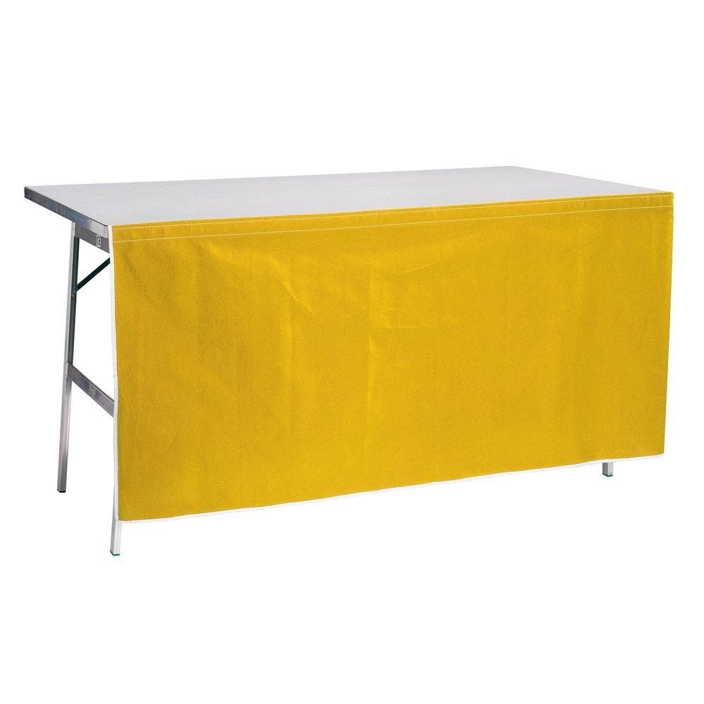 Devant de table jaune L.350xH.70cm Devant de table jaune L.350xH.70cm