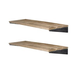Tablette + console pour gondole Westside L88xP30cm - Réf.47400 - par 2 Tablette + console pour gondole Westside L88xP30cm - Réf.47400 - par 2
