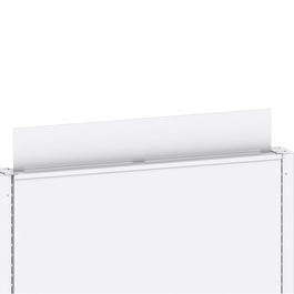 Couvre gondole signalétique L70x6cm blanc 9003 Couvre gondole signalétique L70x6cm blanc 9003