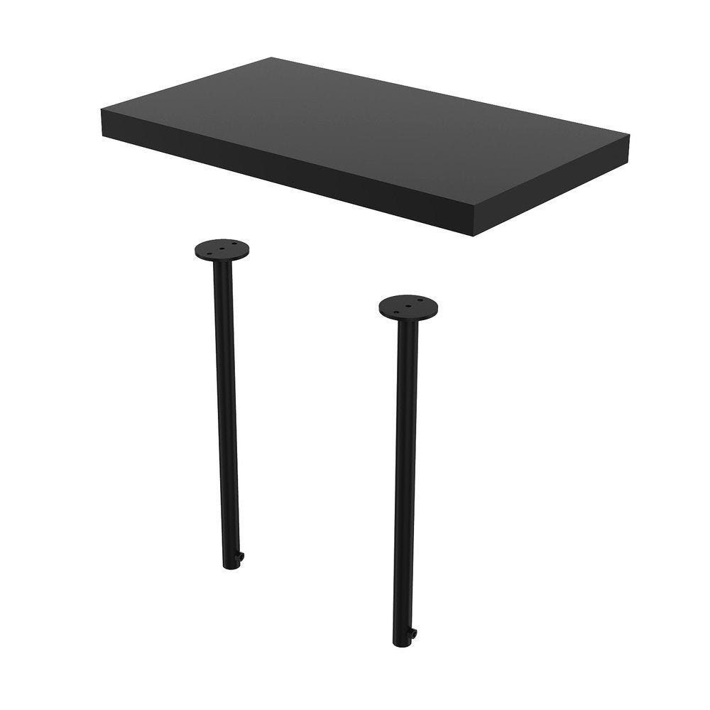 Kit support tablette noir + tablette noir 9005 brillant