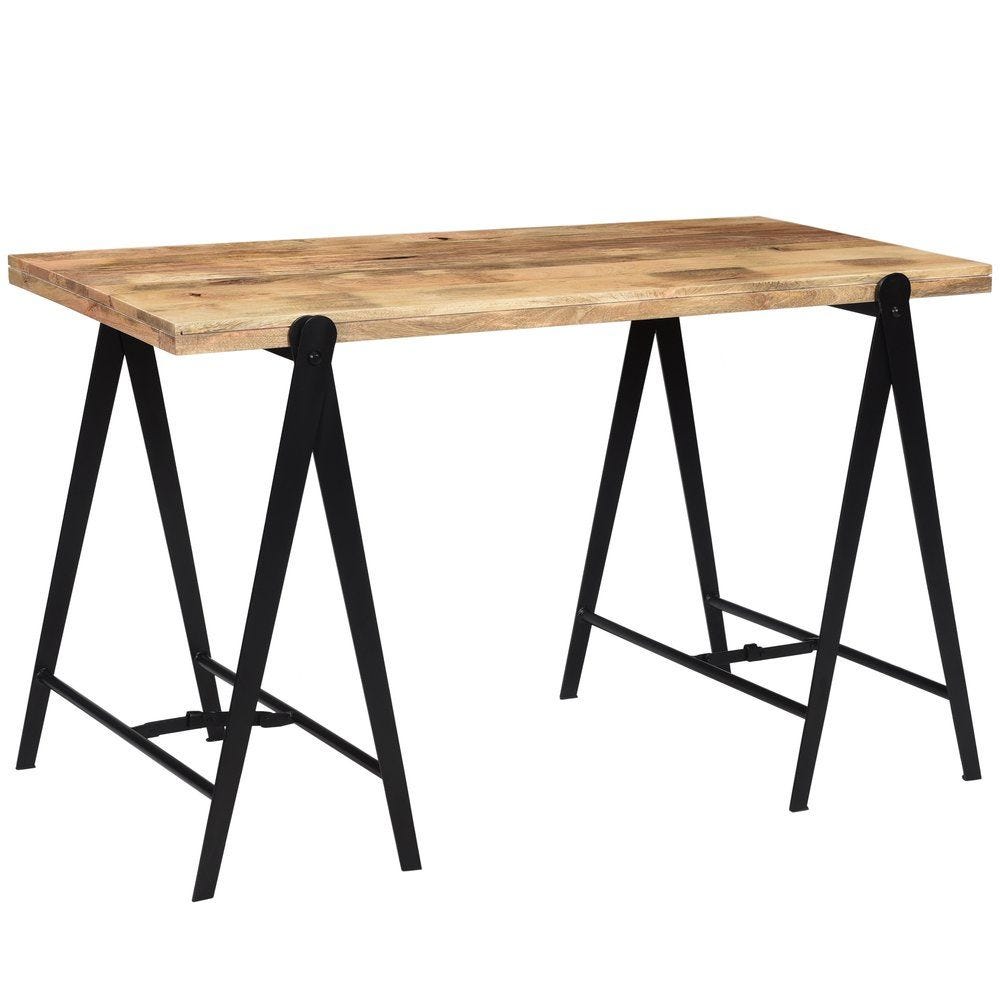Table tréteaux Contempory L130 x P61 x H76 cm Table tréteaux Contempory L130 x P61 x H76 cm