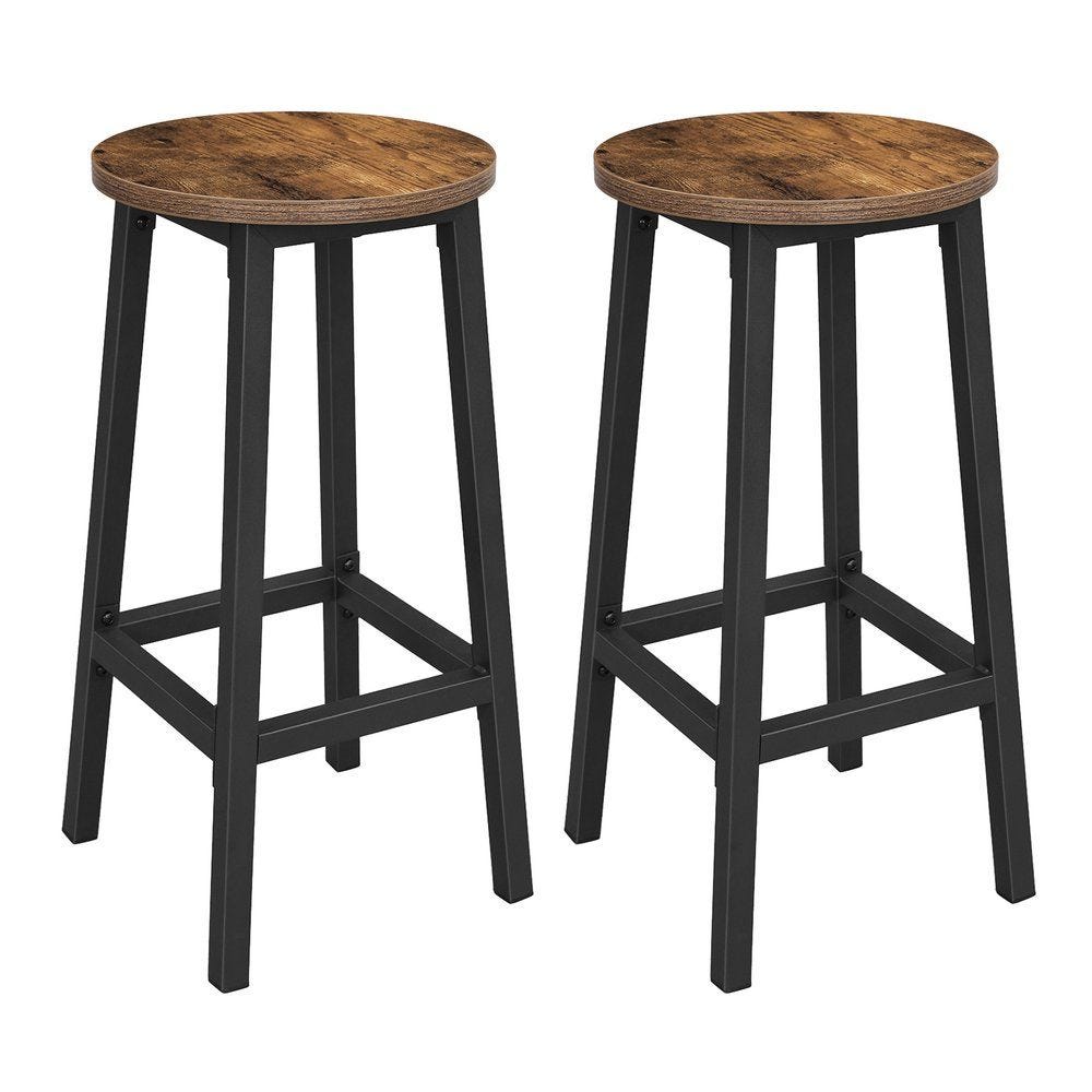 Tabourets hauts set de 2 Ø32 x H65 cm Tabourets hauts set de 2 Ø32 x H65 cm