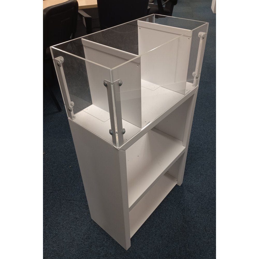 Bac à Fouille L50xP25xH90 cm blanc Bac à Fouille L50xP25xH90 cm blanc