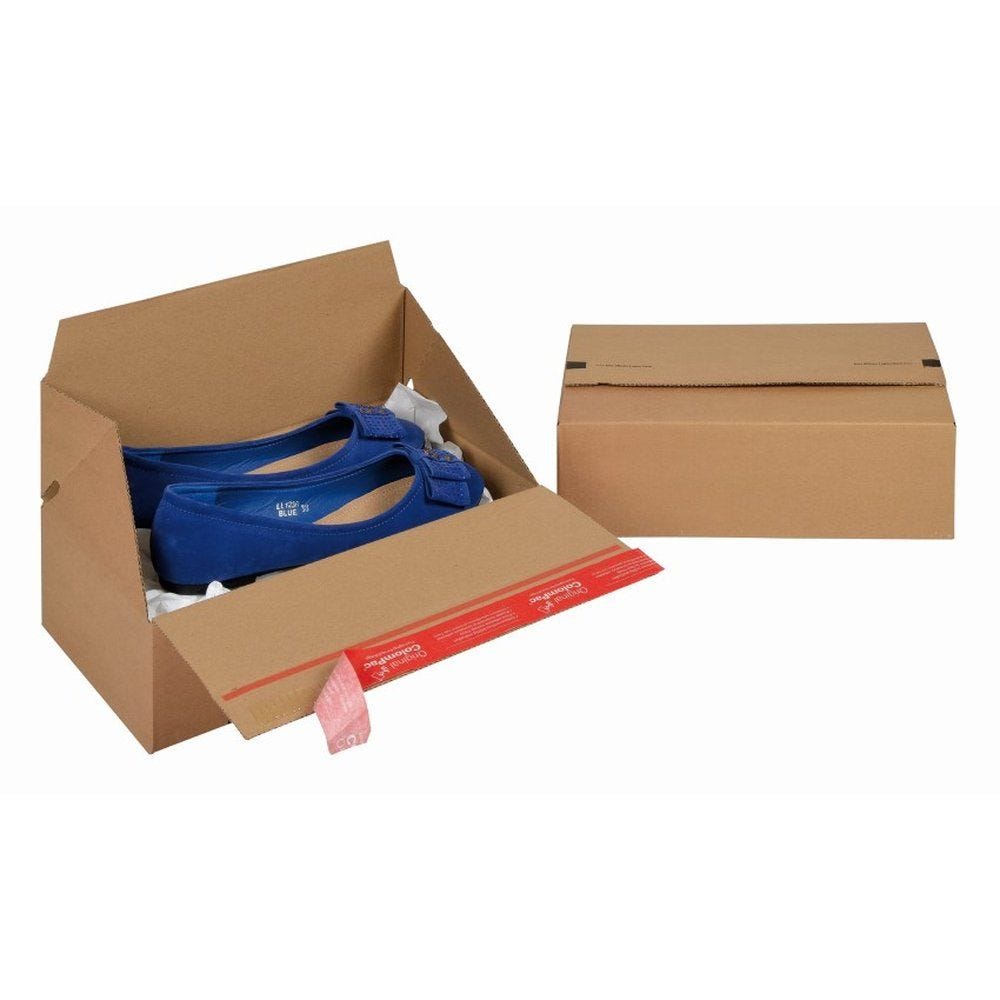 Boîte d'expédition antiforçage fond auto Eurobox M 294x194x87mm - par 20 Boîte d'expédition antiforçage fond auto Eurobox M 294x194x87mm - par 20