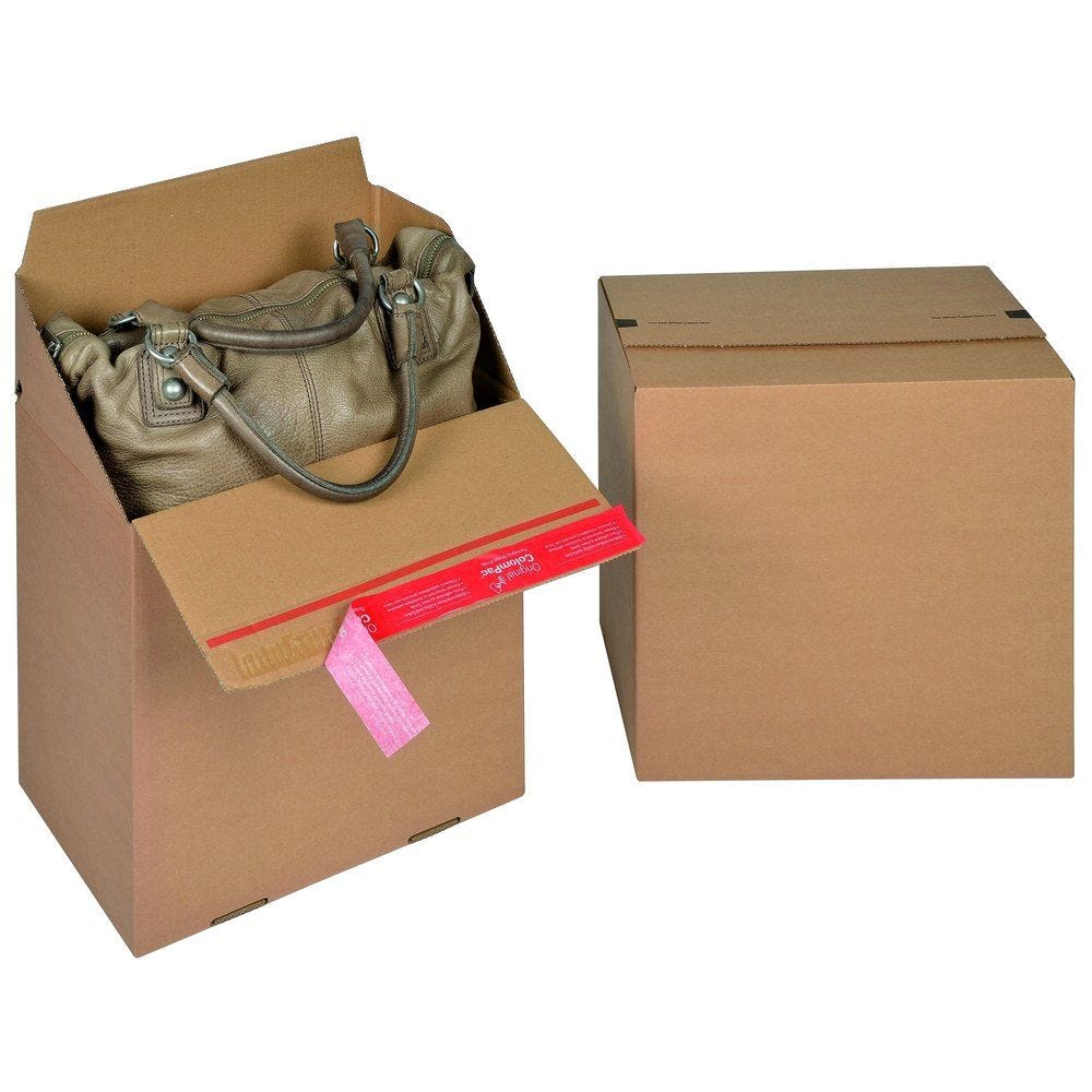 Boîte d'expédition antiforçage fond auto Eurobox M 294x194x287mm - par 20 Boîte d'expédition antiforçage fond auto Eurobox M 294x194x287mm - par 20