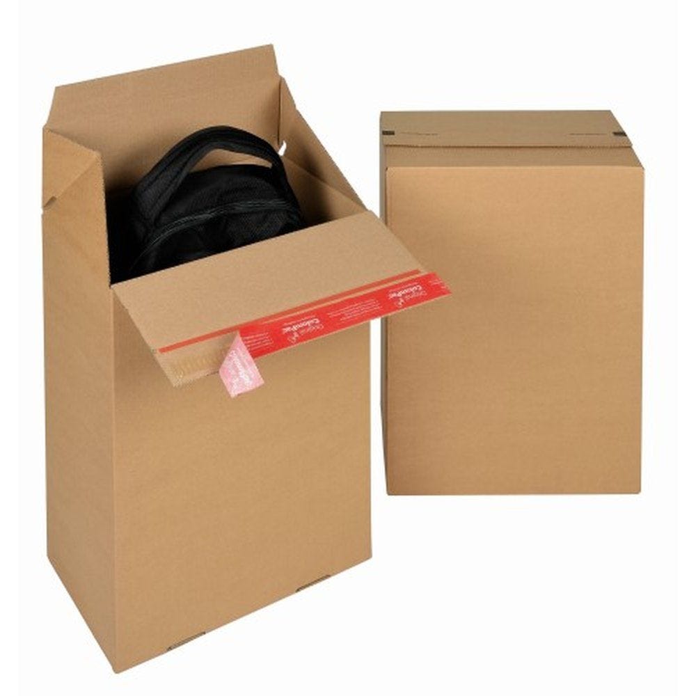 Boîte d'expédition antiforçage fond auto Eurobox M 294x194x387mm - par 10 Boîte d'expédition antiforçage fond auto Eurobox M 294x194x387mm - par 10