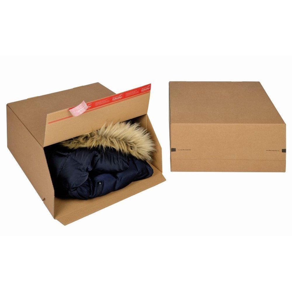 Boîte d'expédition antiforçage fond auto Eurobox L 394x194x387mm - par 10 Boîte d'expédition antiforçage fond auto Eurobox L 394x194x387mm - par 10