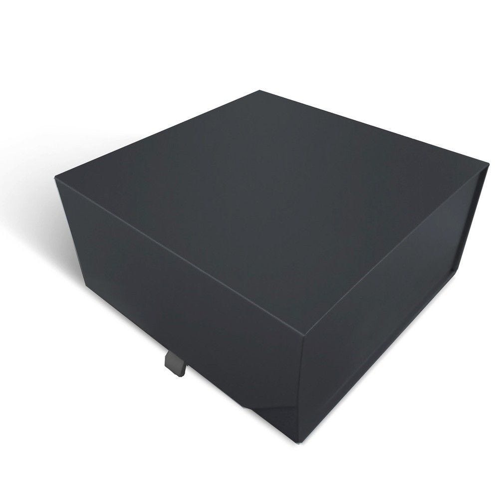 Boite cadeau noir mat fermeture aimantée 29x21x9 cm - par 5