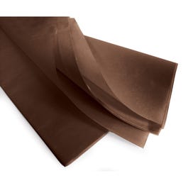 Papier de soie chocolat 17g/m² 50x75cm - par 240 feuilles Papier de soie chocolat 17g/m² 50x75cm - par 240 feuilles
