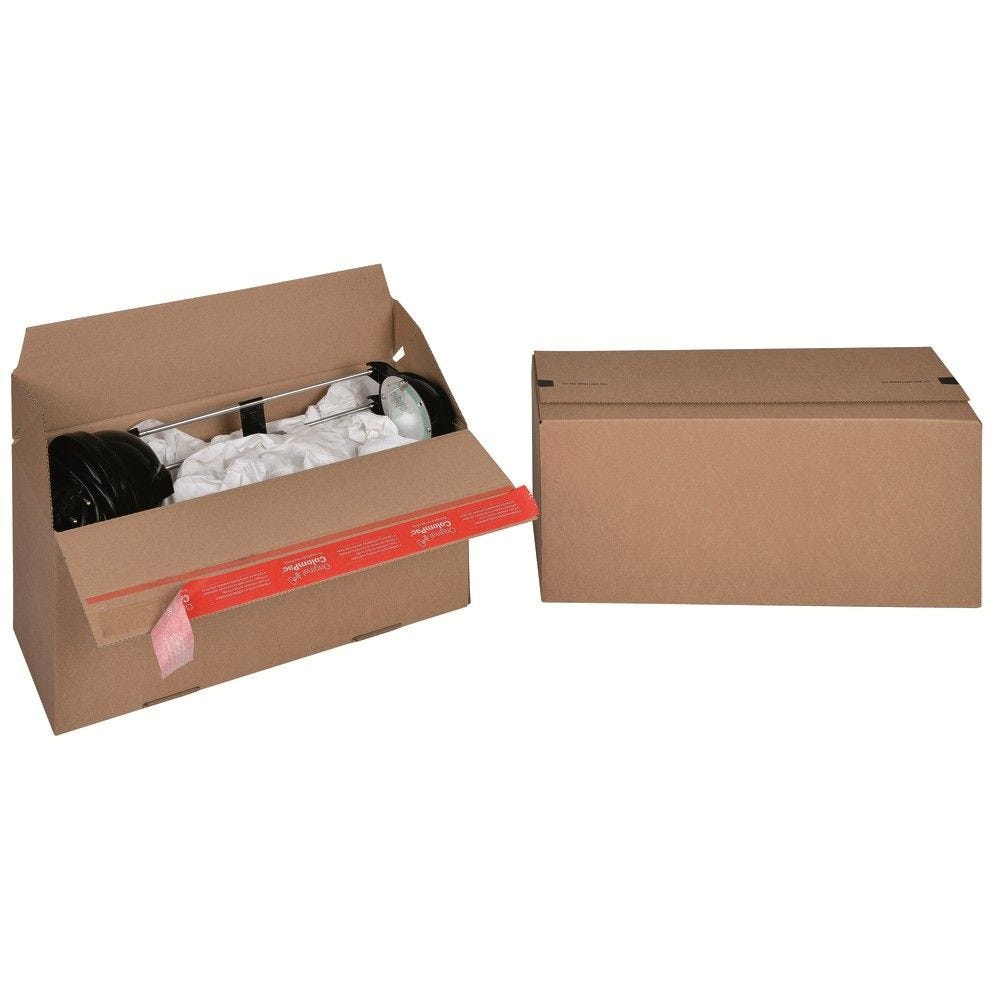 Boîte d'expédition antiforçage fond auto Eurobox L 394x144x187mm Boîte d'expédition antiforçage fond auto Eurobox L 394x144x187mm