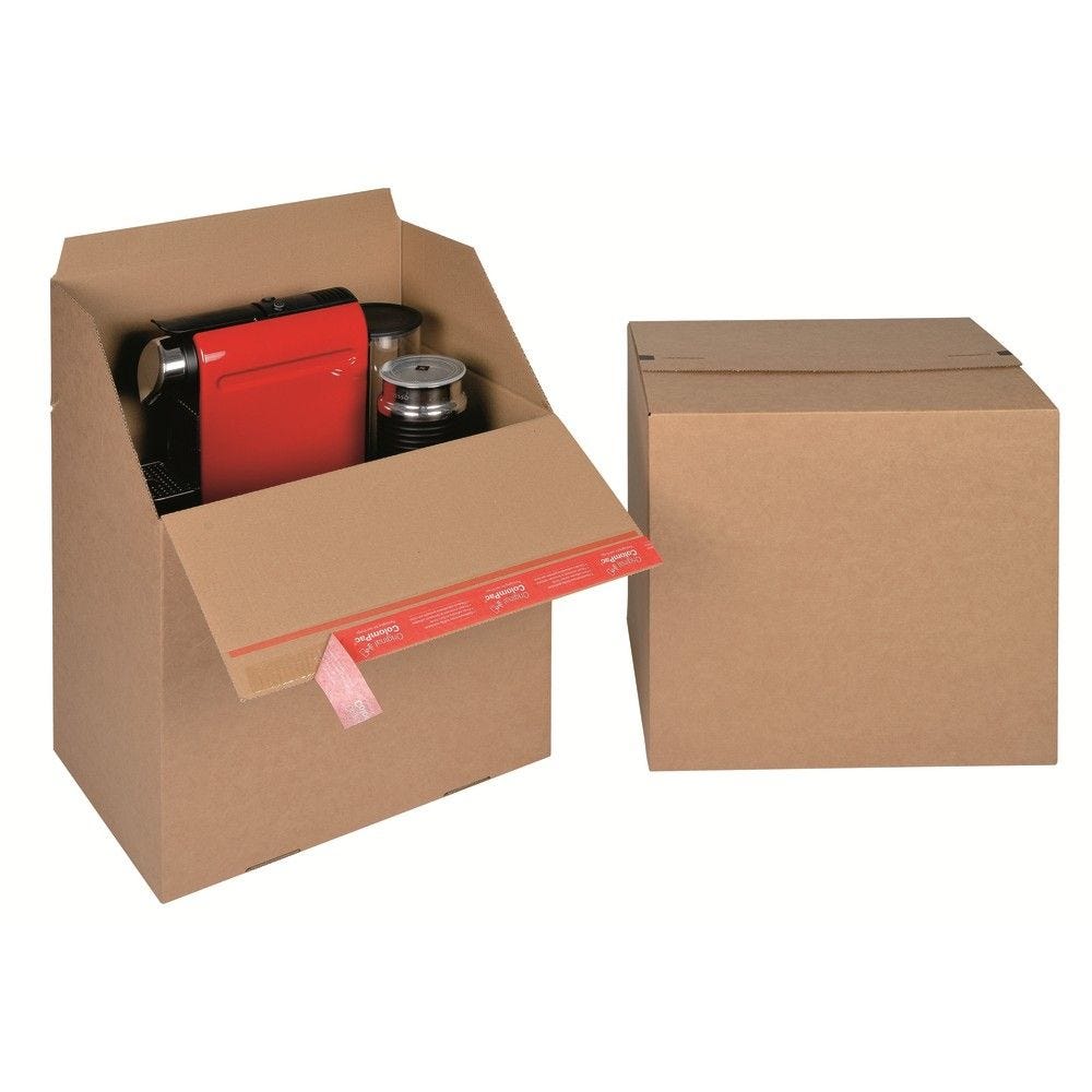 Boîte d'expédition antiforçage fond auto Eurobox L 394x294x387mm Boîte d'expédition antiforçage fond auto Eurobox L 394x294x387mm