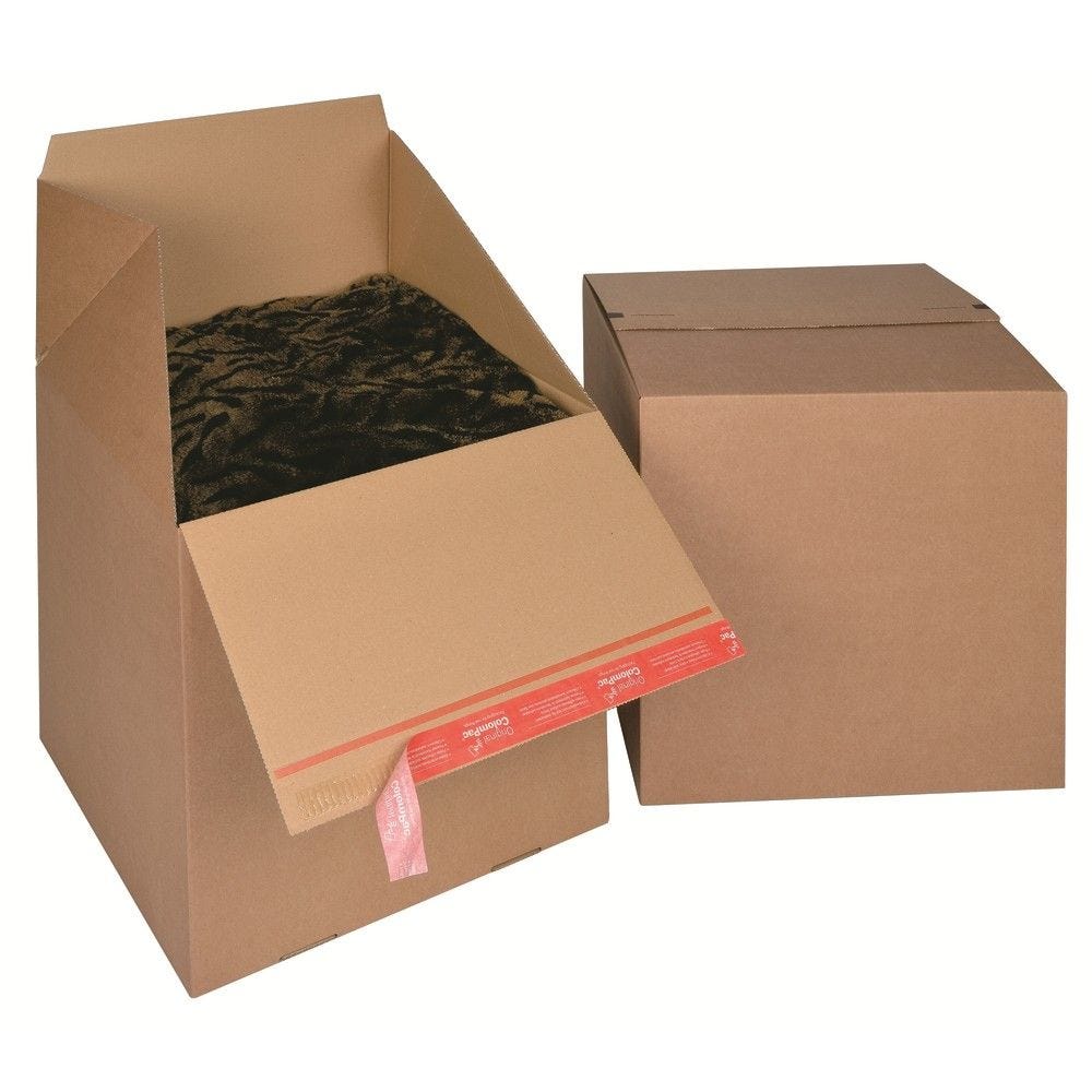 Boîte d'expédition antiforçage fond auto Eurobox L 394x394x387mm Boîte d'expédition antiforçage fond auto Eurobox L 394x394x387mm