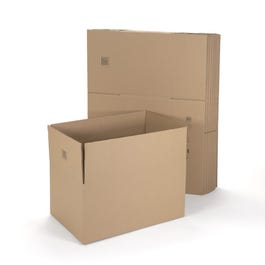 Caisse américaine d'expédition double cannelure brune 58,3x38,3x28,5cm - par 10 Caisse américaine d'expédition double cannelure brune 58,3x38,3x28,5cm - par 10