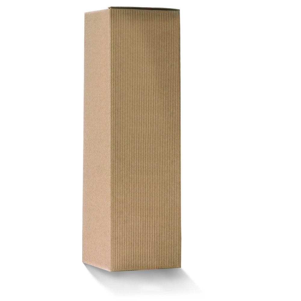 Boîte 1 bouteille en carton micro-cannelure 9x9x33cm - par 10 Boîte 1 bouteille en carton micro-cannelure 9x9x33cm - par 10