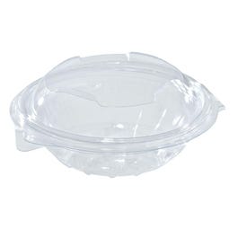 Bol salade couvercle transparent 370ml Ø11.5x6cm - par 50 Bol salade couvercle transparent 370ml Ø11.5x6cm - par 50