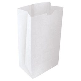 Sac kraft SOS blanc 12x21+7cm - par 200 Sac kraft SOS blanc 12x21+7cm - par 200
