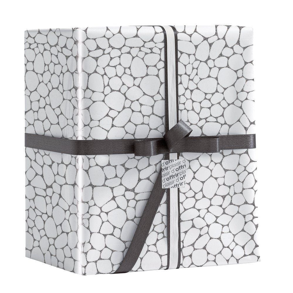 Papier cadeau cailloux holographique 0.70 x25M Papier cadeau cailloux holographique 0.70 x25M