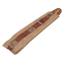 Sac baguette kraft brun "Tradition" 9x41+3,5cm - par 1000 Sac baguette kraft brun "Tradition" 9x41+3,5cm - par 1000