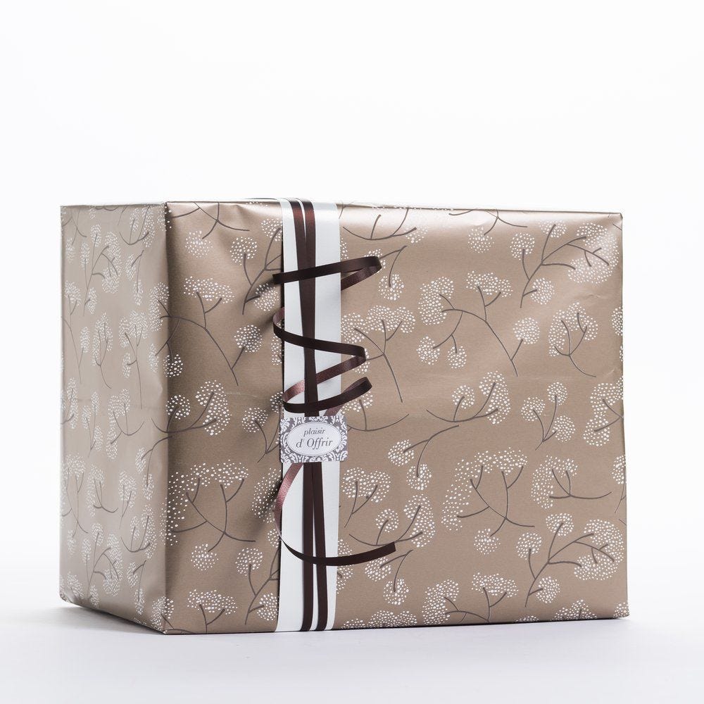 Papier cadeau fleurs de coton 0,70x50 m Papier cadeau fleurs de coton 0,70x50 m