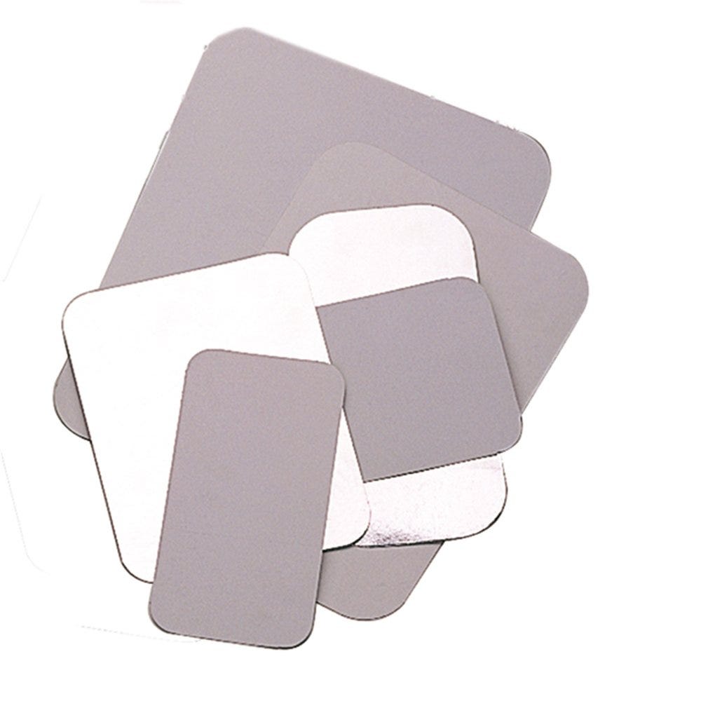 Couvercle carton/aluminium pour barquette 58884 21,9x16,9cm - par 100
