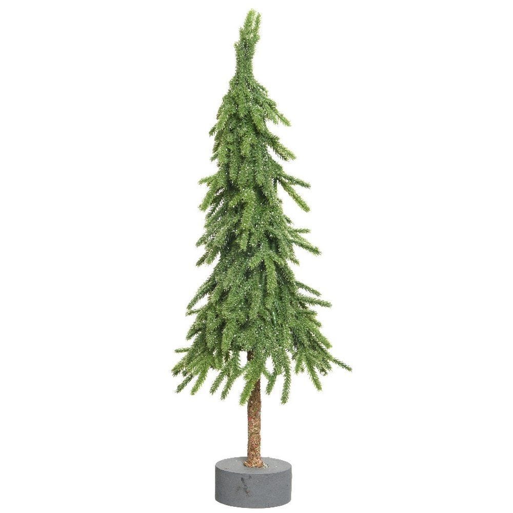 Arbre vert avec paillettes Ø12xH35cm Arbre vert avec paillettes Ø12xH35cm