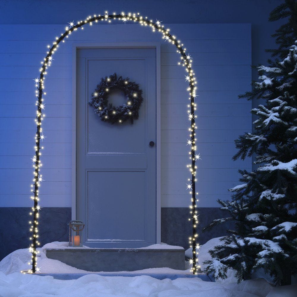 Arche lumineuse 500 leds blanc chaud 130xH230cm Arche lumineuse 500 leds blanc chaud 130xH230cm