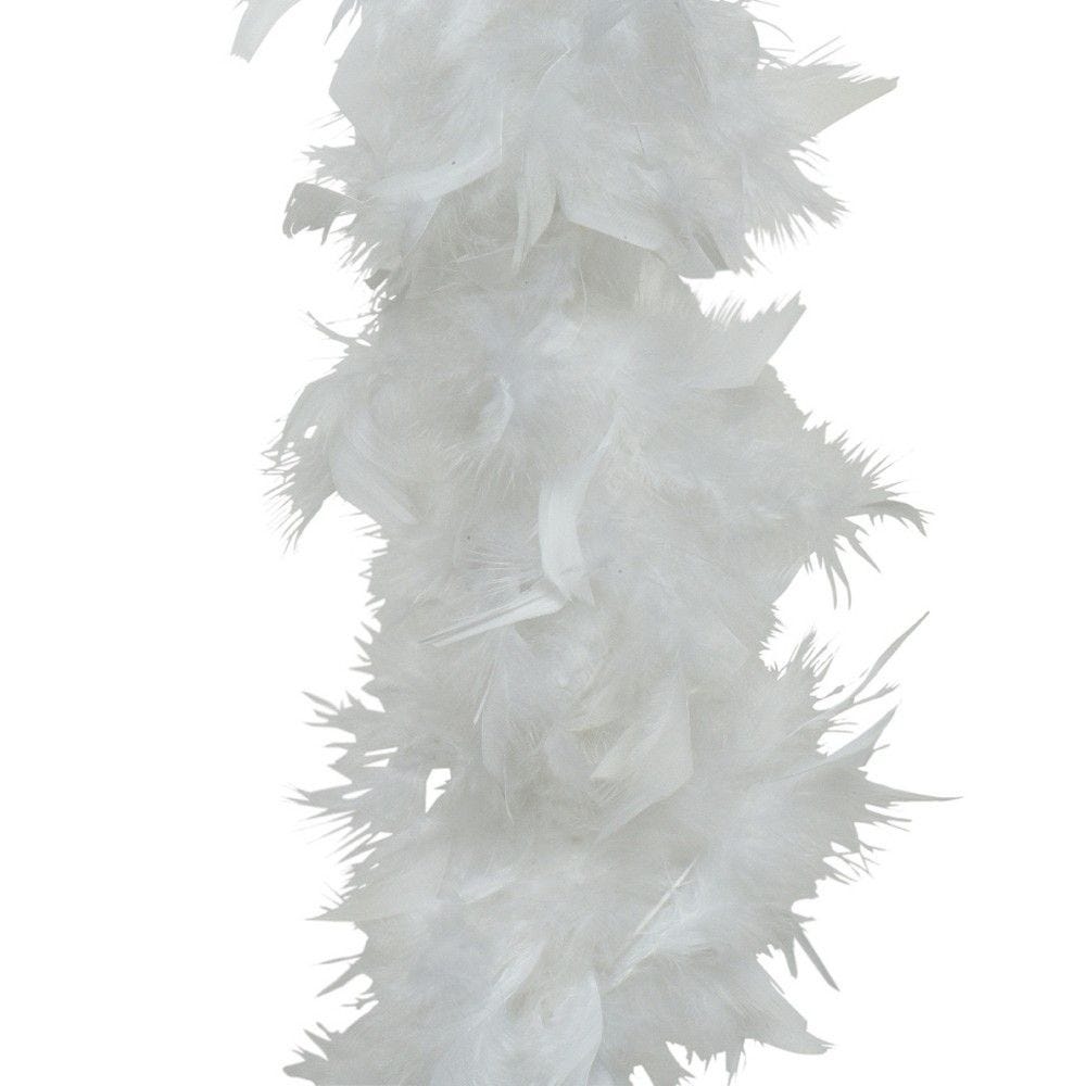 Boa en plumes blanches L 1.50m Boa en plumes blanches L 1.50m